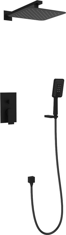 Душевой комплект AltroBagno Lamberto AltroBagnoLamberto040105MB С ВНУТРЕННЕЙ ЧАСТЬЮ, матовый черный