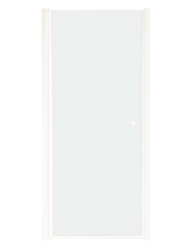 Душевая дверь в нишу Parly DE80F 80x185, профиль белый, стекло матовое