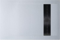 Поддон для душа Aquanet Delight 140x90 белый камень, с сифоном