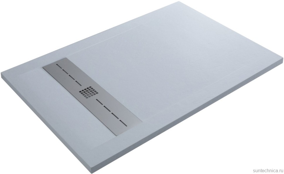 Поддон для душа Aquanet Delight 140x90 белый камень, с сифоном