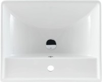 Тумба с раковиной Aquanet Оптима 50 подвесная, дуб светлый