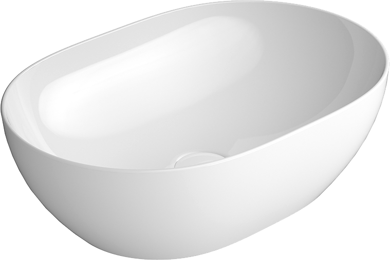 Накладная раковина GSI Pura 50x35, овальная