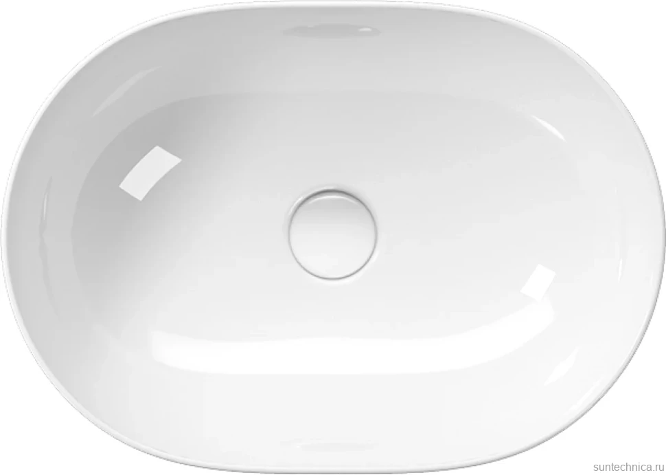 Накладная раковина GSI Pura 50x35, овальная