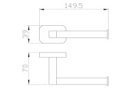 Держатель для туалетной бумаги Wonzon & Woghand Graffity WW-9316-BN брашированный никель