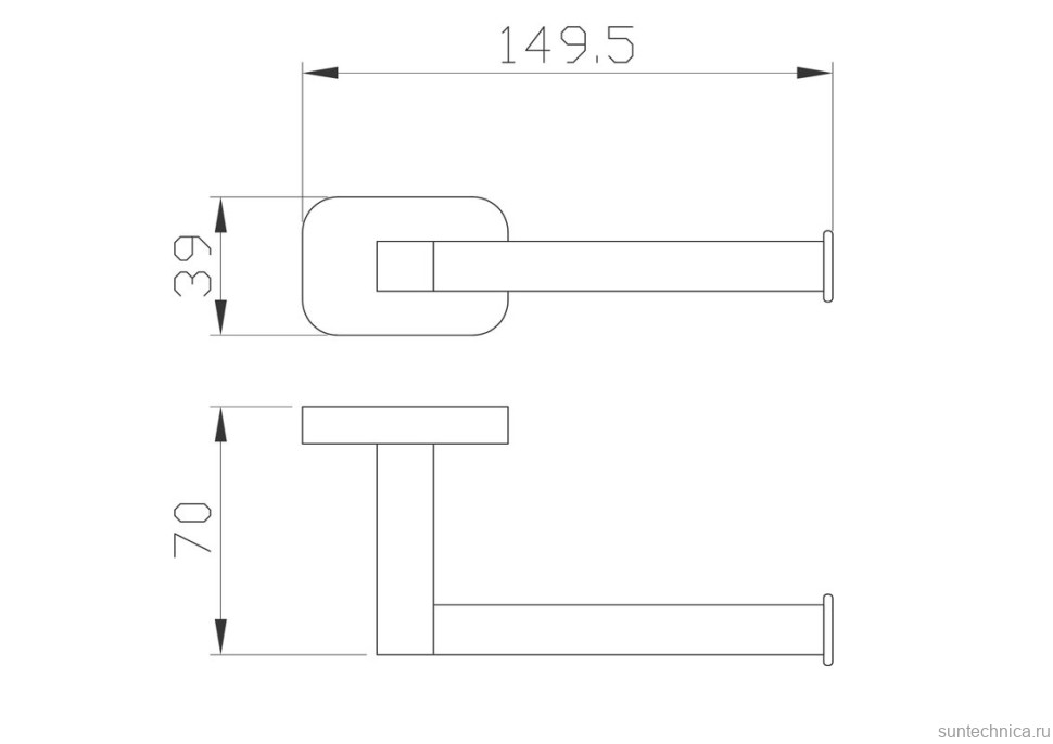 Держатель для туалетной бумаги Wonzon & Woghand Graffity WW-9316-BN брашированный никель