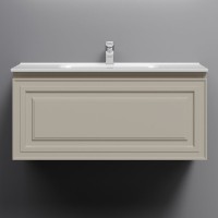 Тумба с раковиной Sancos Very 90 beige soft, раковина CN7002