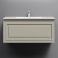 Тумба с раковиной Sancos Very 90 beige soft, раковина CN7002