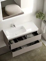 Тумба с раковиной Sancos Snob R 100 см, L, doha soft