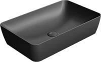 Накладная раковина GSI Nubes 903626 60, черная матовая Накладная раковина GSI Nubes 903626 60, черная матовая