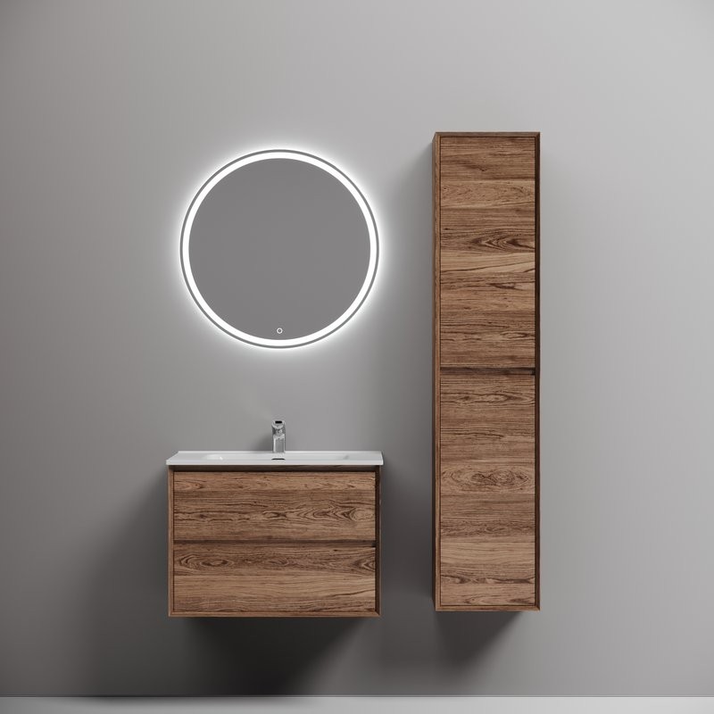 Мебель для ванной комнаты Sancos Marmi 2.0 70 дуб чарльстон, раковина CN7007