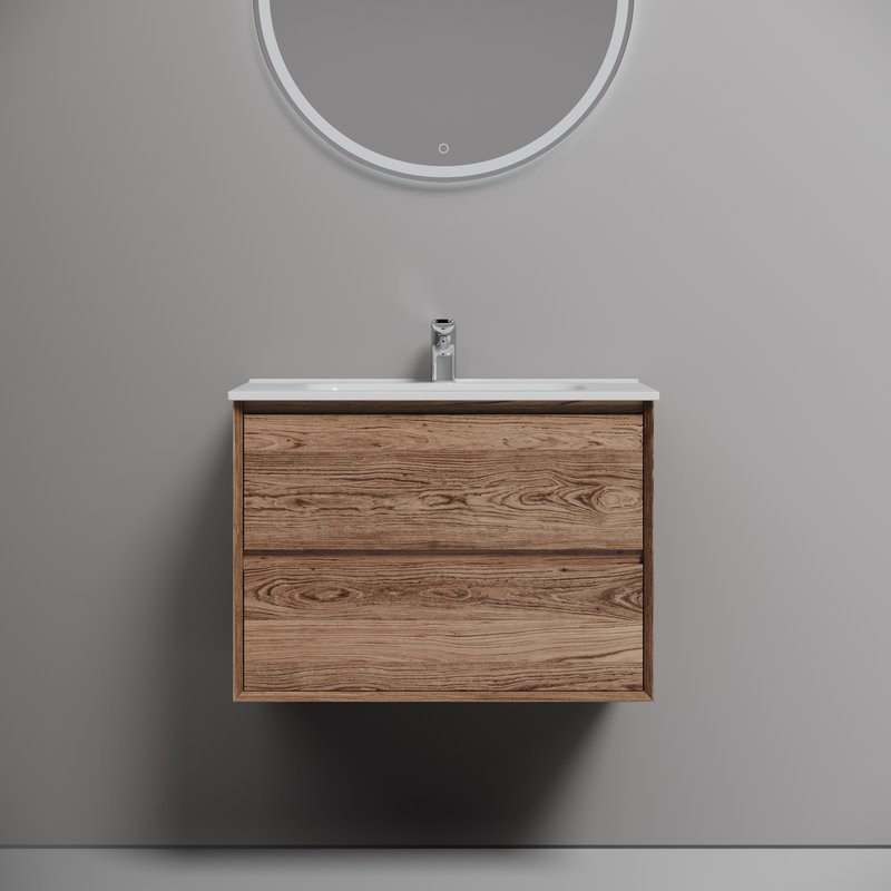 Мебель для ванной комнаты Sancos Marmi 2.0 70 дуб чарльстон, раковина CN7007