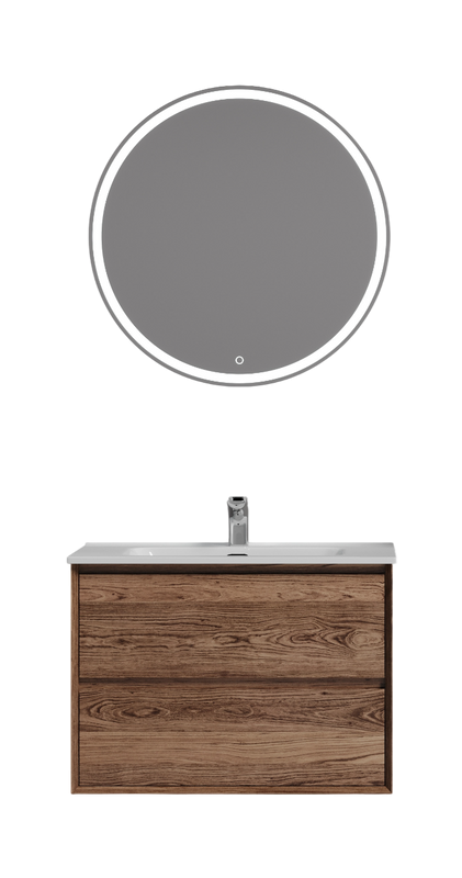 Мебель для ванной комнаты Sancos Marmi 2.0 70 дуб чарльстон, раковина CN7007