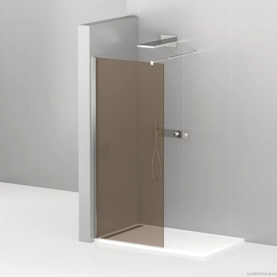 Душевая перегородка Cezares Liberta -L-1-90-BR-Cr