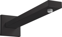 Кронштейн для верхнего душа Hansgrohe Square 27694670 38,9 см, матовый черный