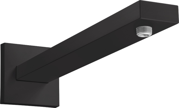 Кронштейн для верхнего душа Hansgrohe Square 27694670 38,9 см, матовый черный