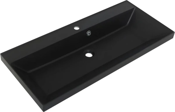 Мебельная раковина BelBagno BB900/450-LV-ART-AST-NERO черная матовая