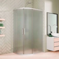 Душевой уголок Kubele DE018 RBG-MAT-MT 130х100 Душевой уголок Kubele DE018 RBG-MAT-MT 130х100
