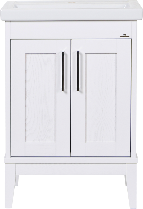 Тумба с раковиной ValenHouse Эйвори 60 белая