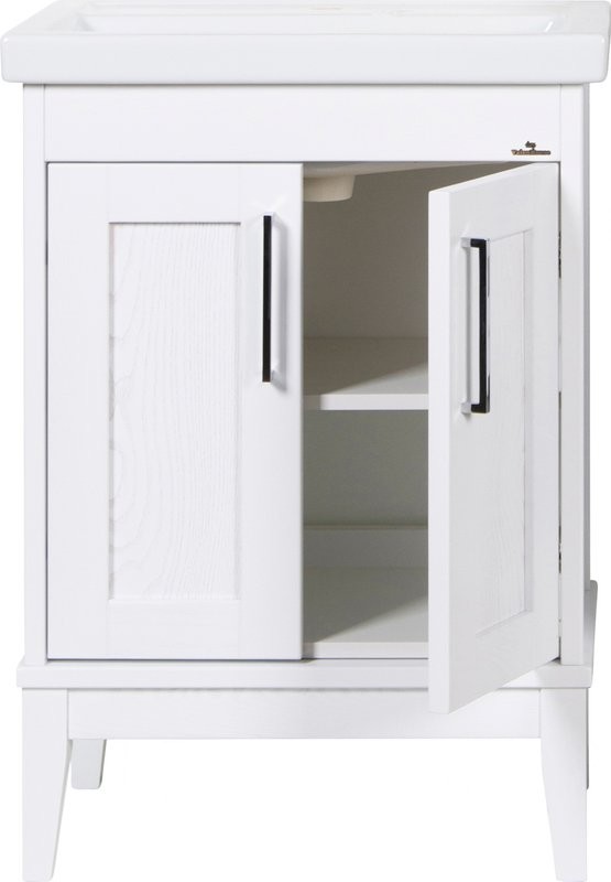 Тумба с раковиной ValenHouse Эйвори 60 белая