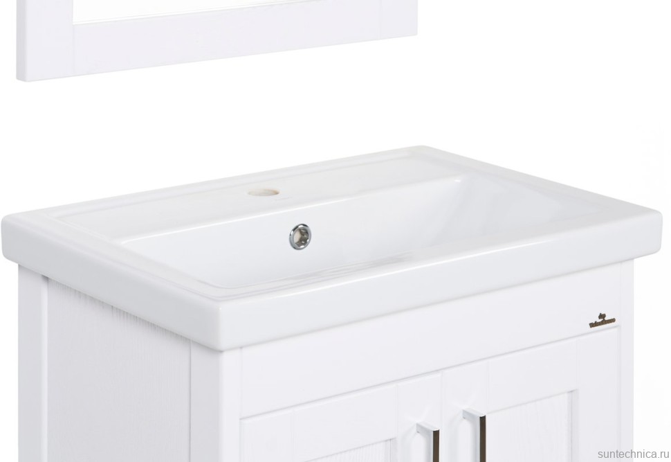 Тумба с раковиной ValenHouse Эйвори 60 белая