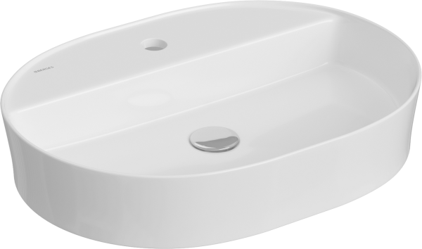 Накладная раковина Berges Ego SL 60x45 глянцевая белая