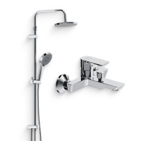 Душевой комплект Смеситель Damixa Apollo 471000001 + Стойка 947000000