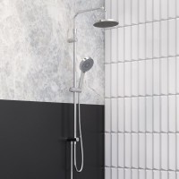 Душевой комплект Смеситель Damixa Apollo 471000001 + Стойка 947000000