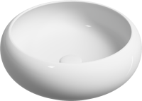 Накладная раковина Ceramicanova Element CN6050 белая глянцевая