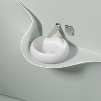 Накладная раковина Ceramicanova Element CN6050 белая глянцевая