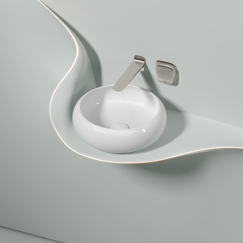 Накладная раковина Ceramicanova Element CN6050 белая глянцевая