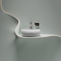 Накладная раковина Ceramicanova Element CN6050 белая глянцевая