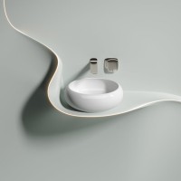 Накладная раковина Ceramicanova Element CN6050 белая глянцевая