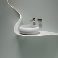 Накладная раковина Ceramicanova Element CN6050 белая глянцевая
