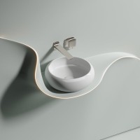 Накладная раковина Ceramicanova Element CN6050 белая глянцевая