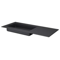 Тумба с раковиной Armadi Art Quatro 6 120 anthracite, с раковиной anthracite