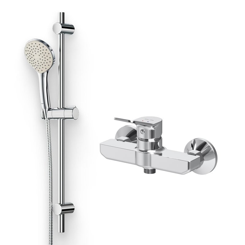 Душевой комплект Смеситель для душа AM.PM X-Joy F85A20000 + Гарнитур Gem F0190000 хром