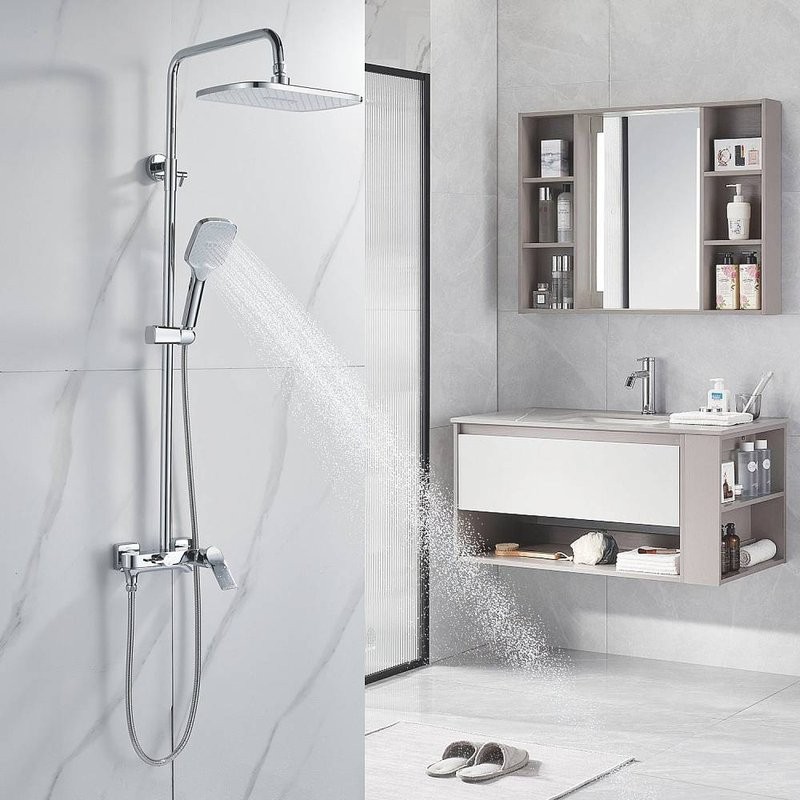 Душевая стойка Shevanik S4136 хром