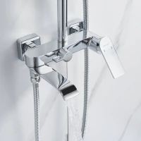 Душевая стойка Shevanik S4136 хром