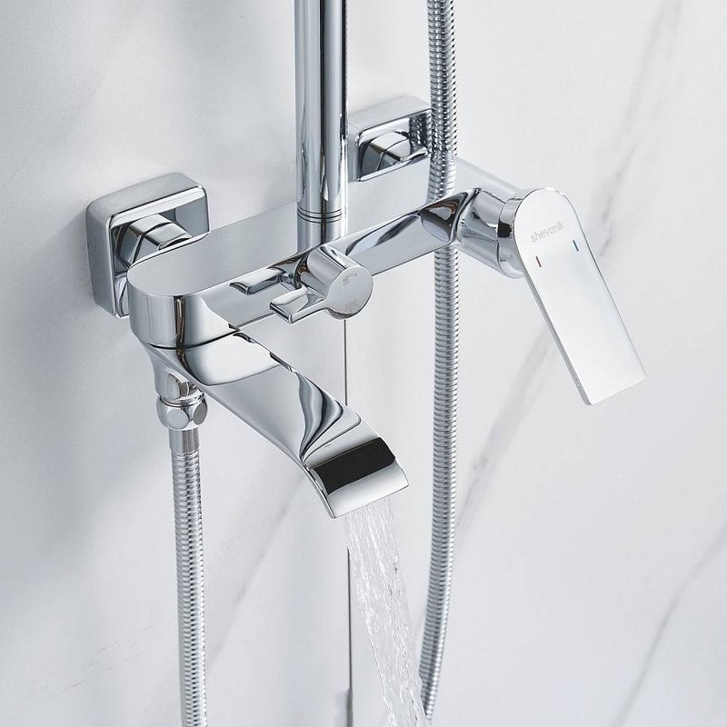 Душевая стойка Shevanik S4136 хром