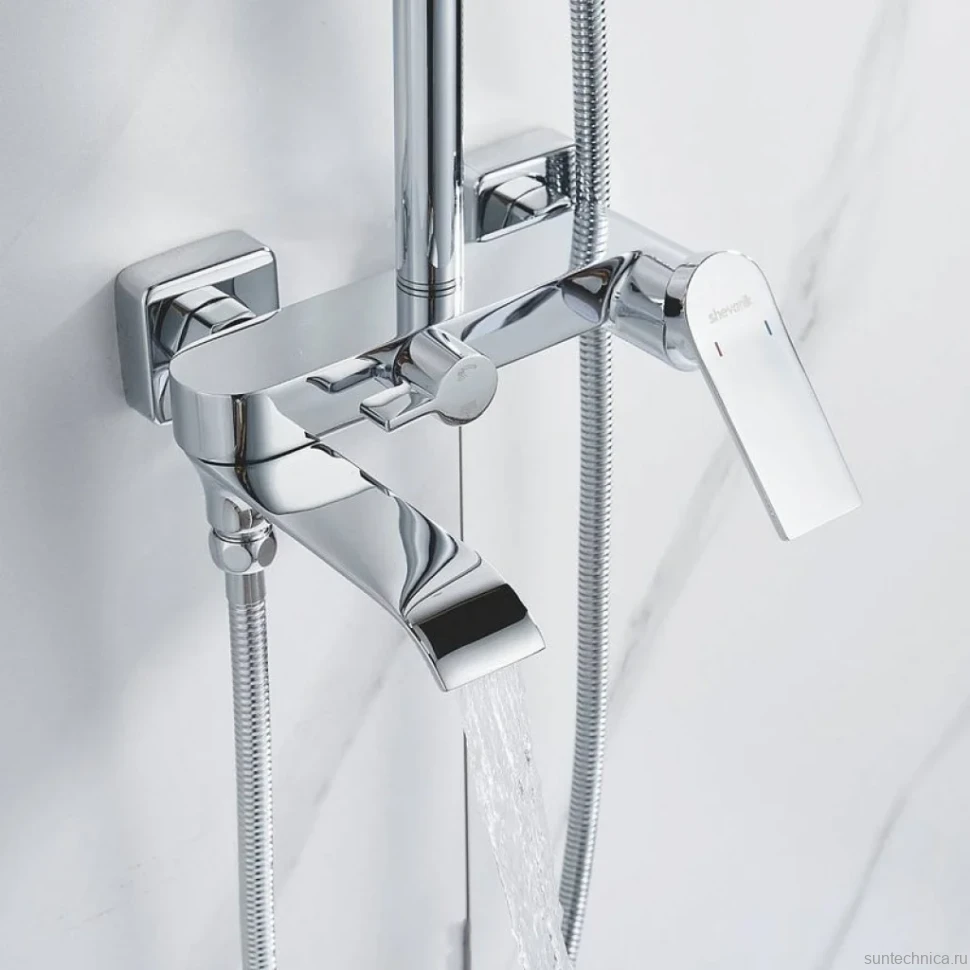 Душевая стойка Shevanik S4136 хром