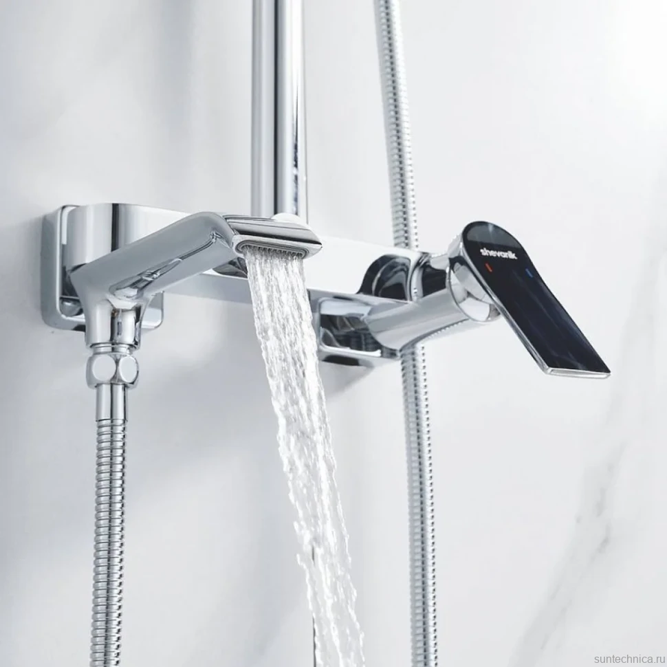 Душевая стойка Shevanik S4136 хром
