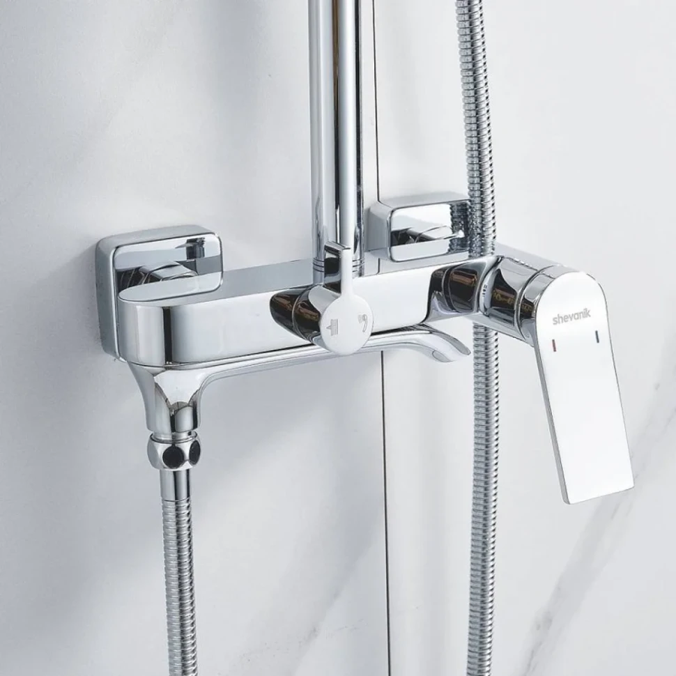 Душевая стойка Shevanik S4136 хром
