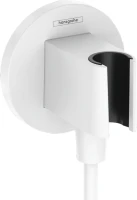 Шланговое подключение Hansgrohe FixFit Porter S 26888700 матовый белый