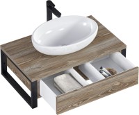Тумба с раковиной 1MarKa Grunge Loft 80 дуб намибия