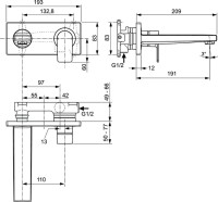 Смеситель для раковины Ideal Standard Edge A7116AA С ВНУТРЕННЕЙ ЧАСТЬЮ Смеситель для раковины Ideal Standard Edge A7116AA С ВНУТРЕННЕЙ ЧАСТЬЮ