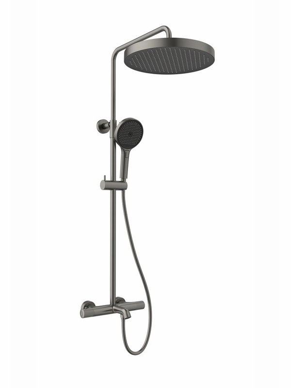 Душевая стойка AltroBagno Bilancia AltroBagnoBilancia030428GM оружейная сталь