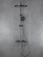 Душевая стойка AltroBagno Bilancia AltroBagnoBilancia030428GM оружейная сталь