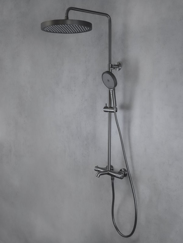 Душевая стойка AltroBagno Bilancia AltroBagnoBilancia030428GM оружейная сталь