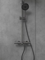 Душевая стойка AltroBagno Bilancia AltroBagnoBilancia030428GM оружейная сталь