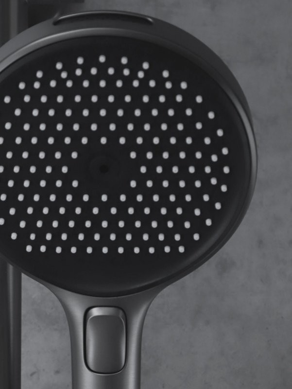 Душевая стойка AltroBagno Bilancia AltroBagnoBilancia030428GM оружейная сталь